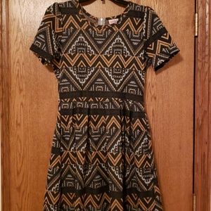 Lularoe Amelia printed dress